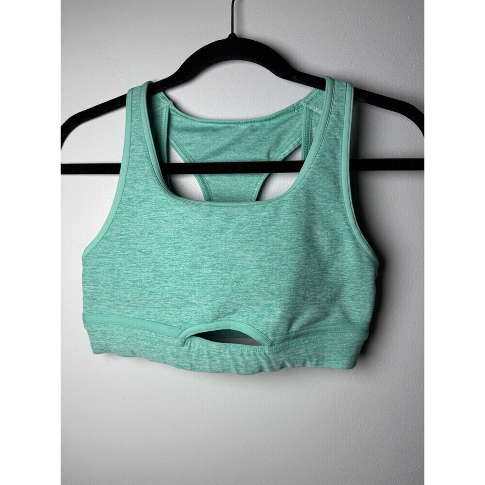 Peloton Green/Teal Sports Bra Racerback- Small EUC